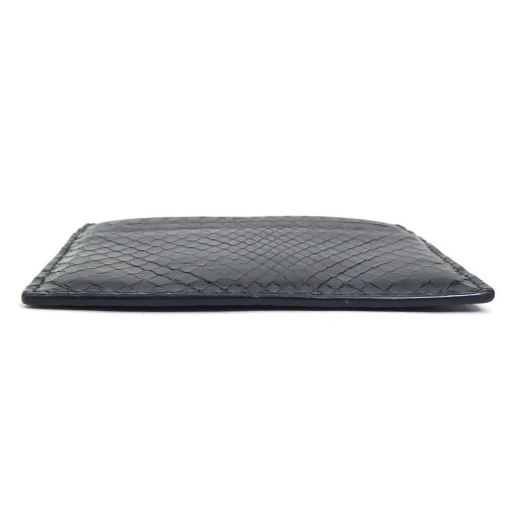 Bottega Veneta Card Case Python Black - image 3